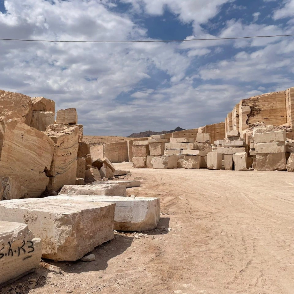 آماده‌سازی سنگ برای حمل